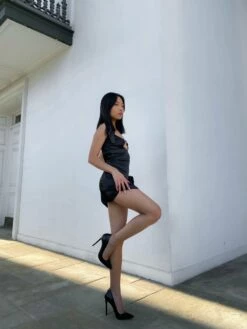 STEVEMADDEN VALENTINA BLACK LEATHER -Steve Madden | Official Store mandyyliuu image 6