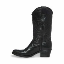 SteveMadden HAYWARD BLACK LEATHER -Steve Madden | Official Store stevemadden shoes hayward black leather inside