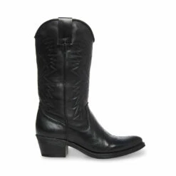 SteveMadden HAYWARD BLACK LEATHER